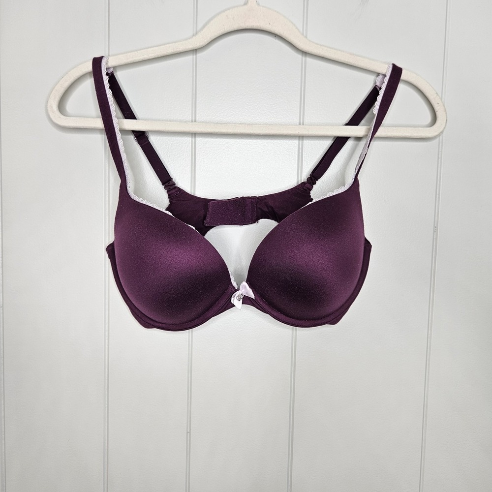 Victoria's Secret‎ Body By Victoria Push Up Bra Burgundy 34D